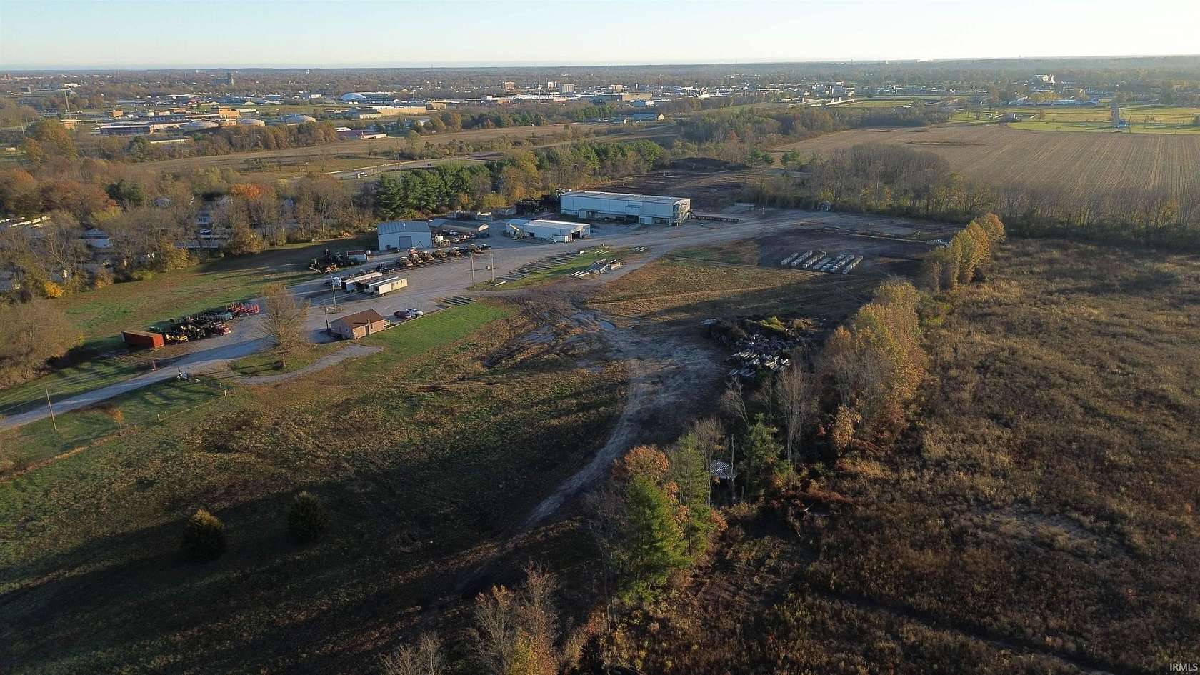 29 Acres of Improved Commercial Land for Auction in Terre Haute, Indiana