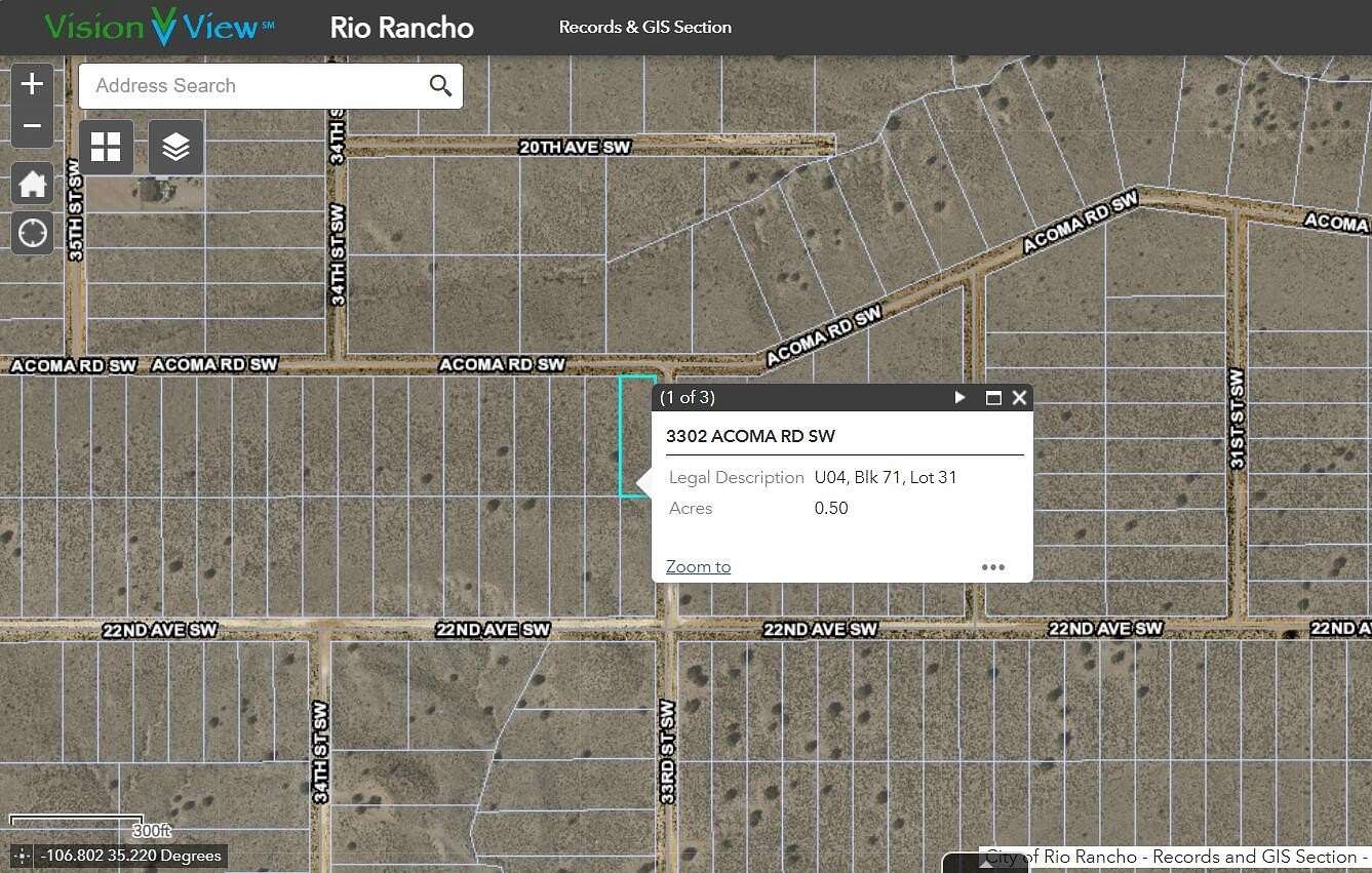 0.5 Acres of Land for Sale in Rio Rancho, New Mexico