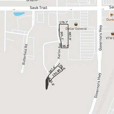 2.7 Acres of Residential Land for Sale in Richton Park, Illinois