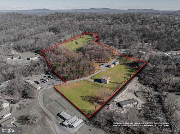 16.21 Acres of Land for Sale in Berkeley Springs, West Virginia