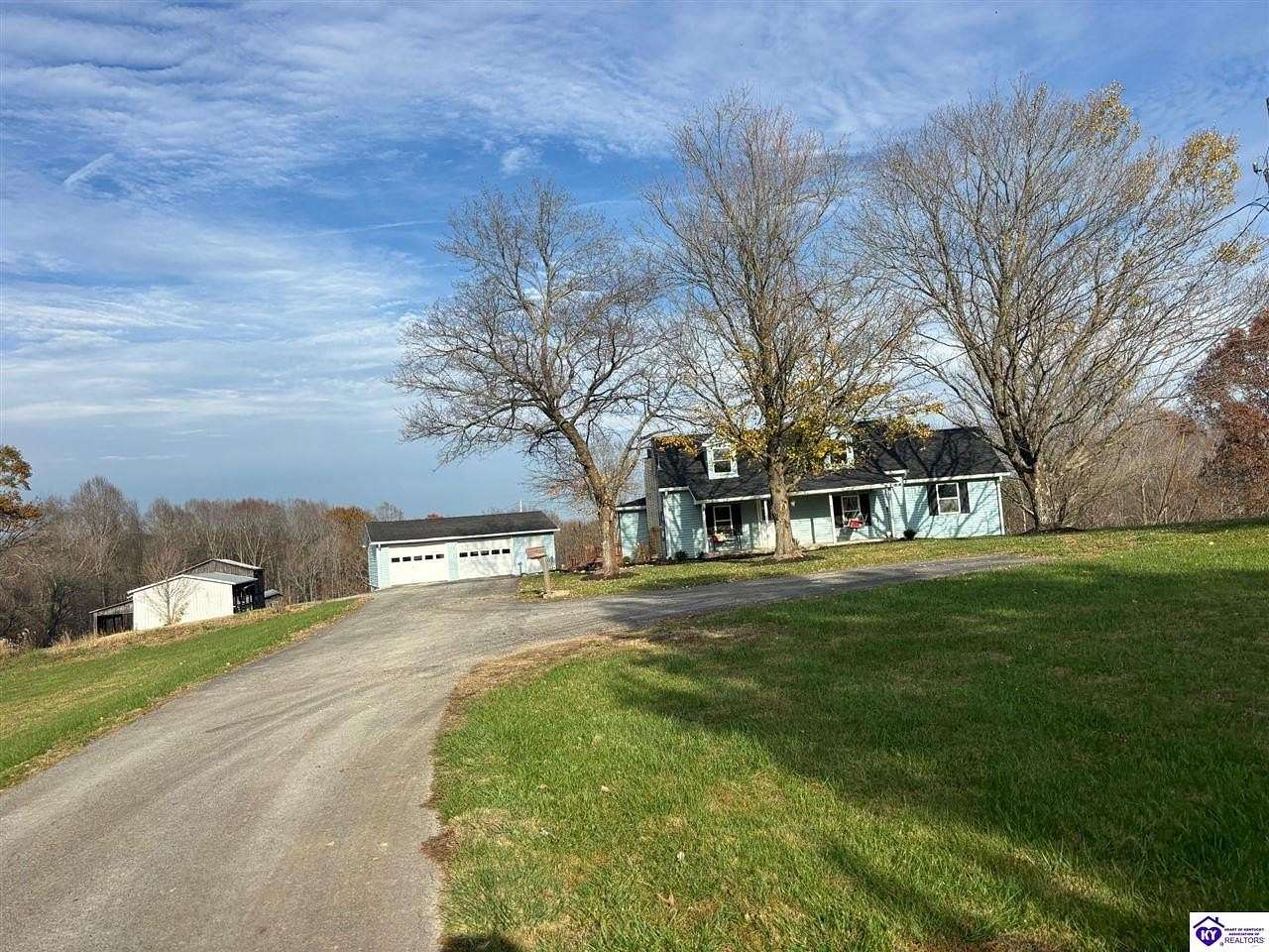 22.2 Acres of Land with Home for Sale in Campbellsville, Kentucky