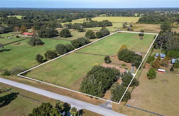 10 Acres of Land with Home for Sale in Ocala, Florida