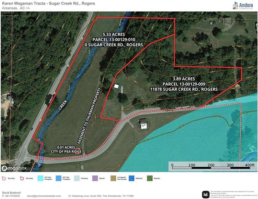 9.22 Acres of Residential Land for Sale in Pea Ridge, Arkansas