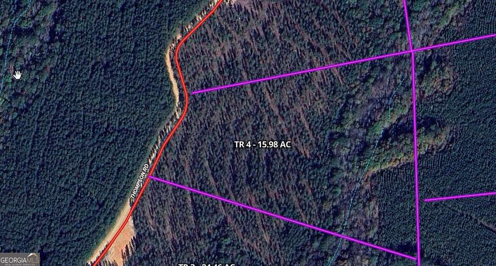 15.976 Acres of Land for Sale in Franklin, Georgia