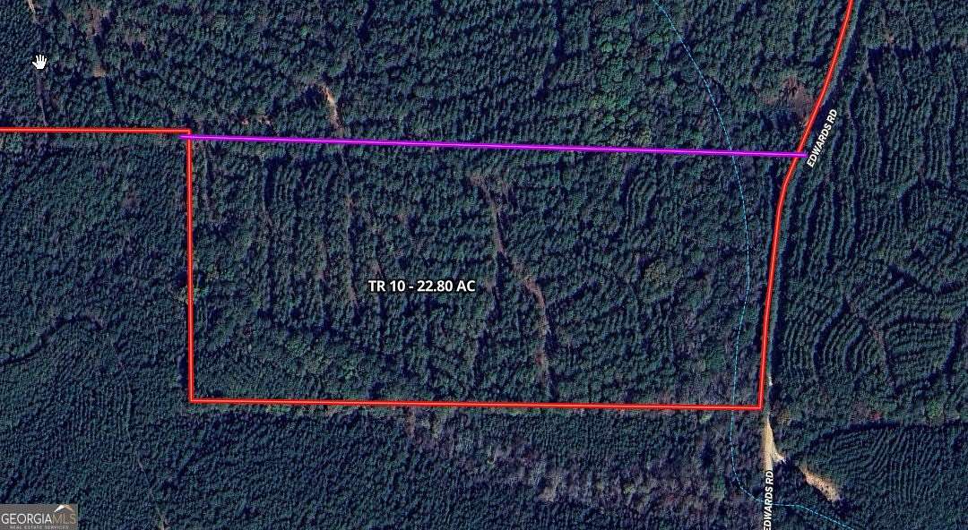 22.8 Acres of Recreational Land for Sale in Franklin, Georgia