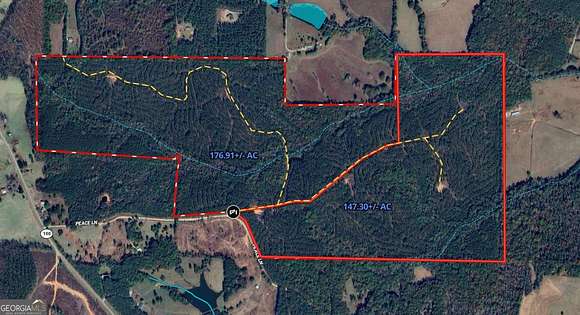 147.3 Acres of Recreational Land for Sale in Franklin, Georgia