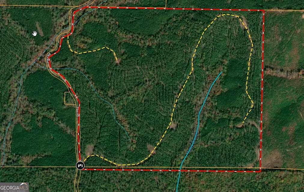 196 Acres of Recreational Land for Sale in Franklin, Georgia