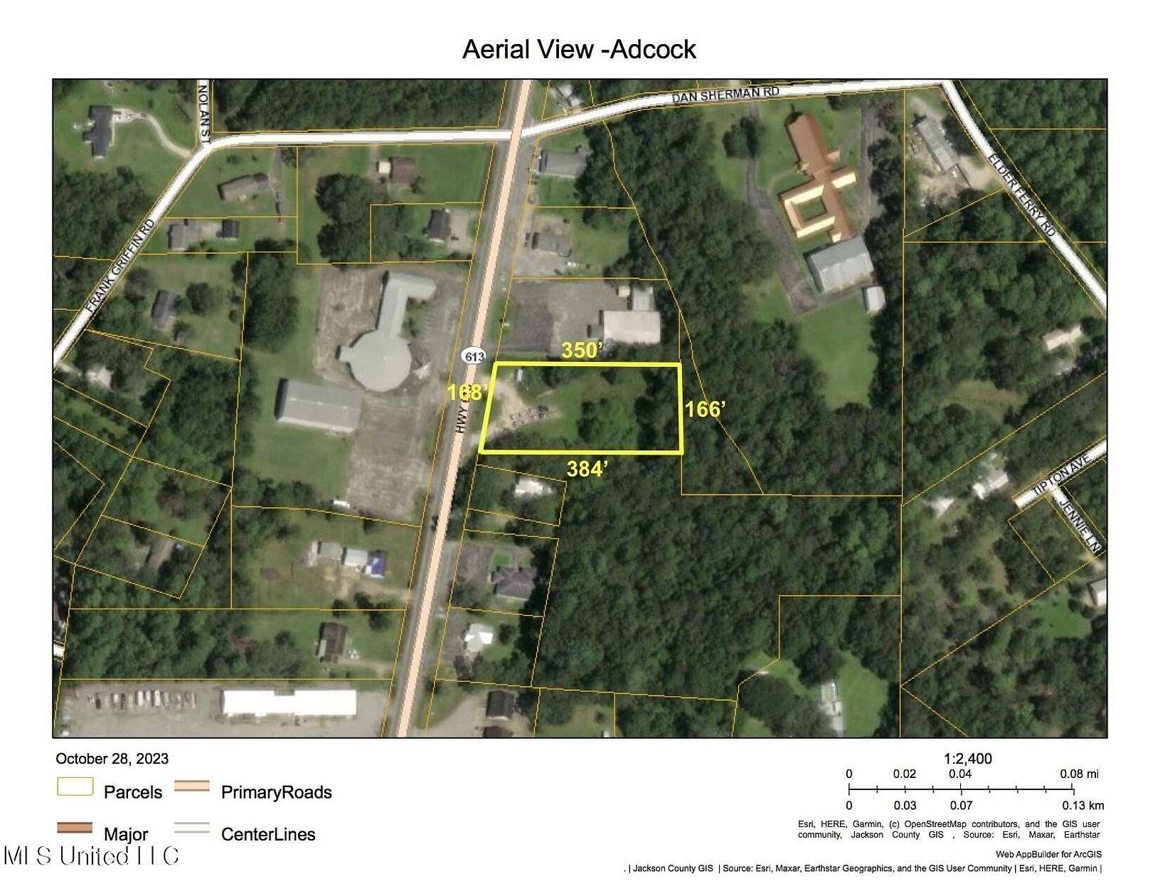 1.43 Acres of Commercial Land for Sale in Moss Point, Mississippi