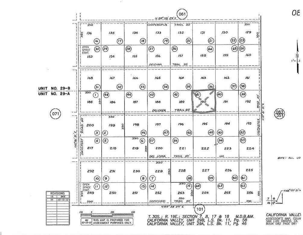 2.5 Acres of Land for Sale in Santa Margarita, California