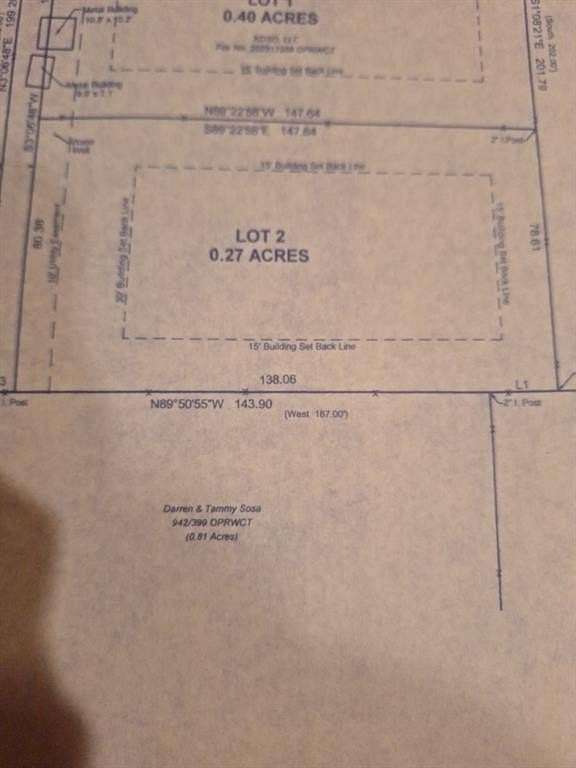 0.27 Acres of Residential Land for Sale in Chico, Texas