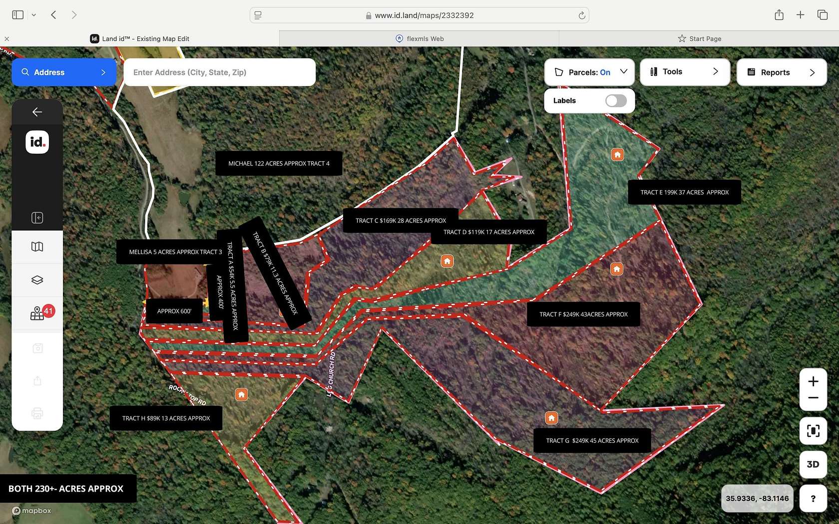 45 Acres of Recreational Land & Farm for Sale in Newport, Tennessee