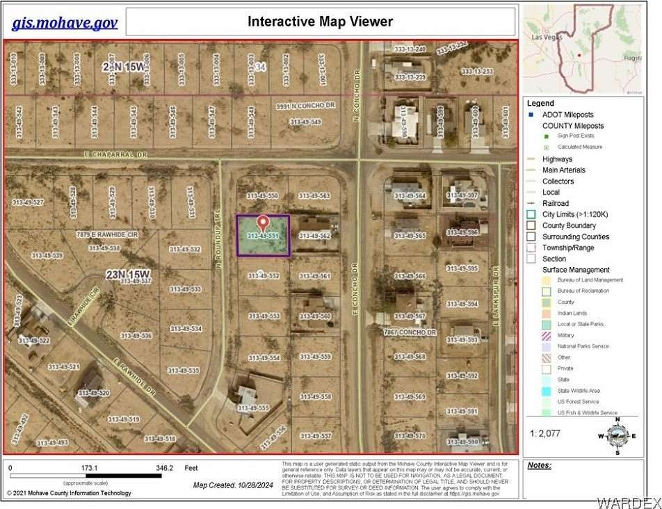 0.25 Acres of Residential Land for Sale in Kingman, Arizona