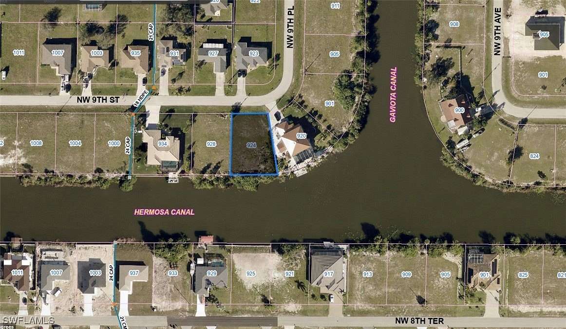 0.247 Acres of Residential Land for Sale in Cape Coral, Florida