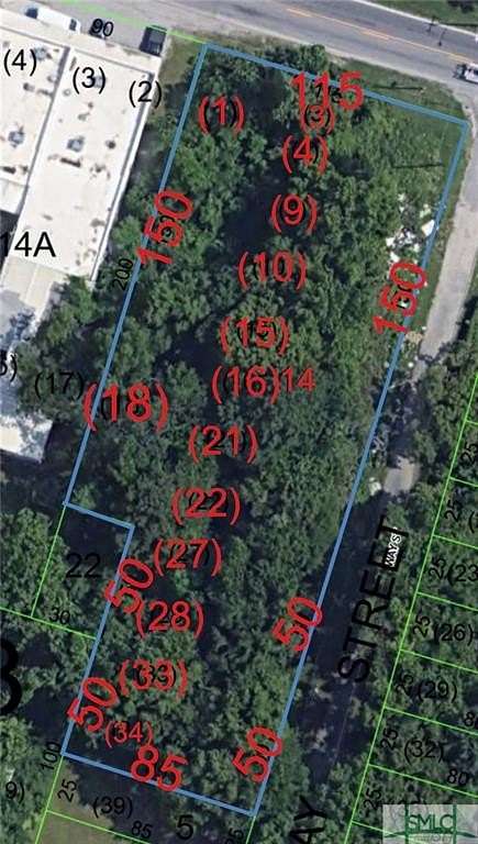 0.73 Acres of Commercial Land for Sale in Savannah, Georgia