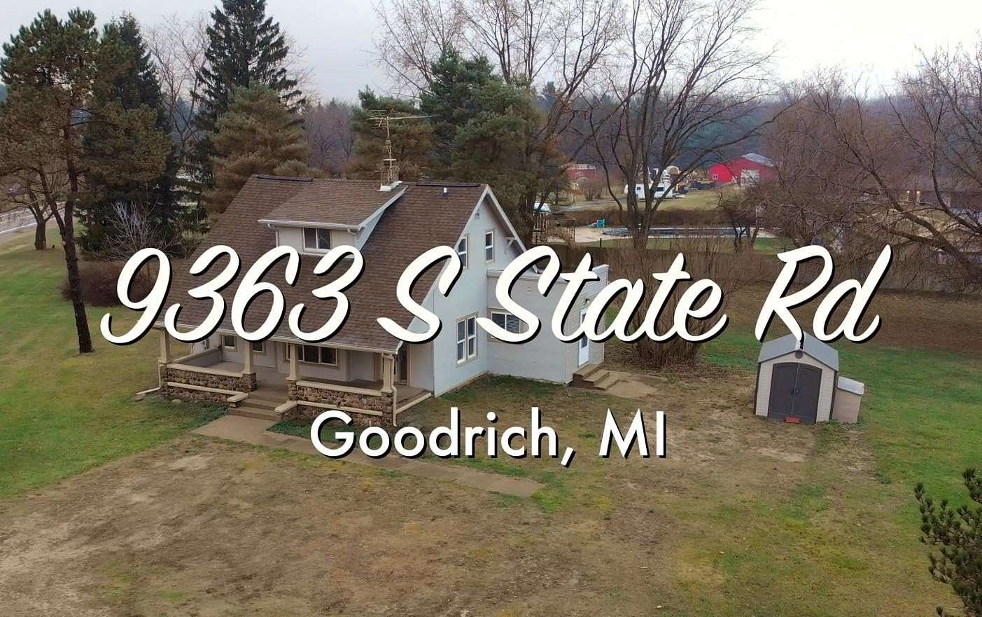 3.74 Acres of Residential Land with Home for Sale in Goodrich, Michigan