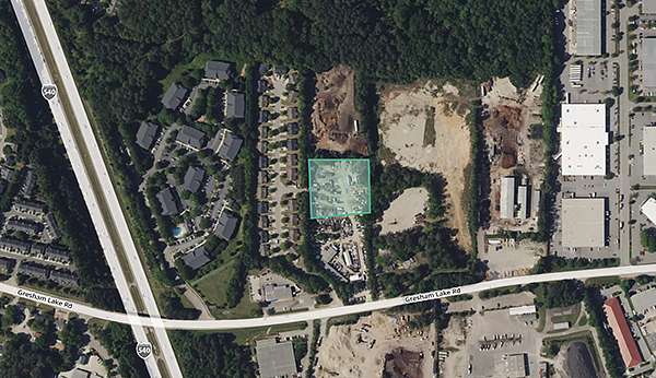 2 Acres of Commercial Land for Lease in Raleigh, North Carolina