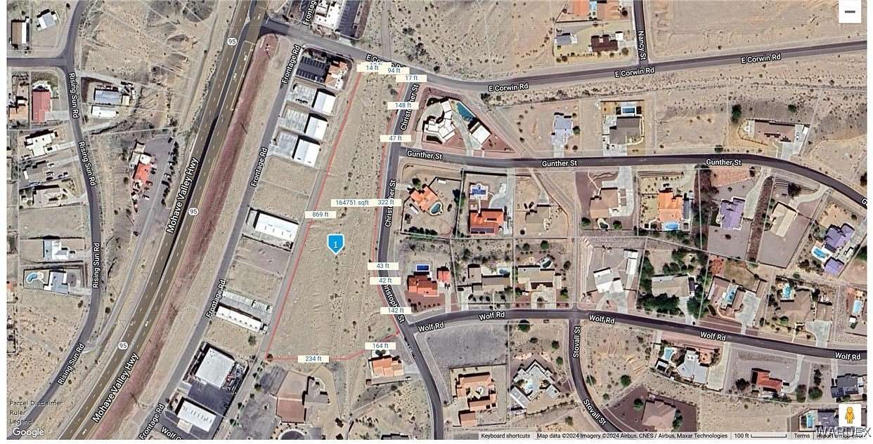 3.8 Acres of Residential Land for Sale in Bullhead City, Arizona