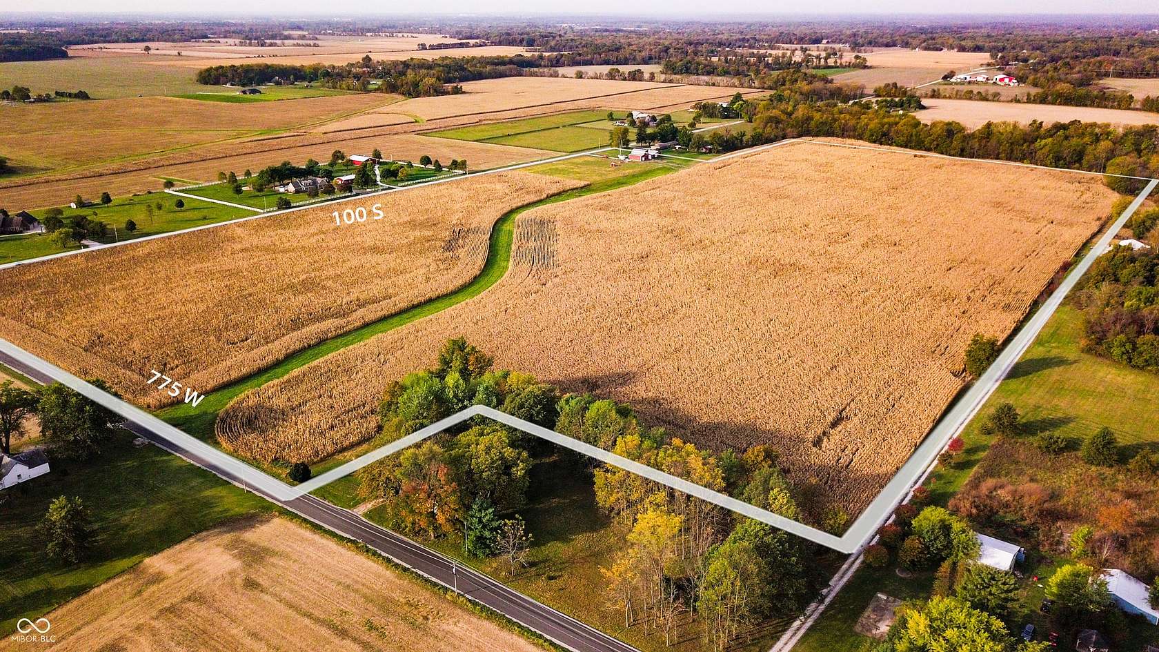 60.3 Acres of Agricultural Land for Sale in Coatesville, Indiana