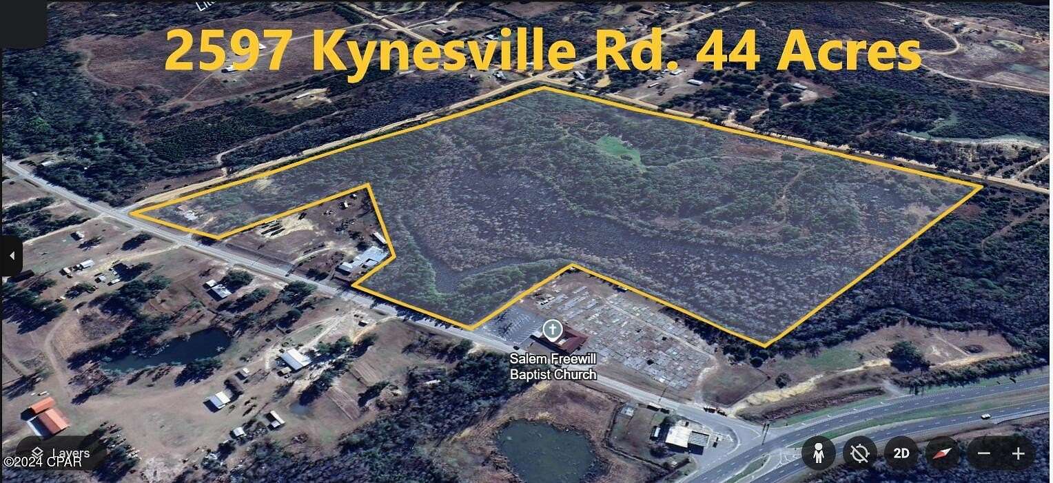 44 Acres of Recreational Land for Sale in Cottondale, Florida