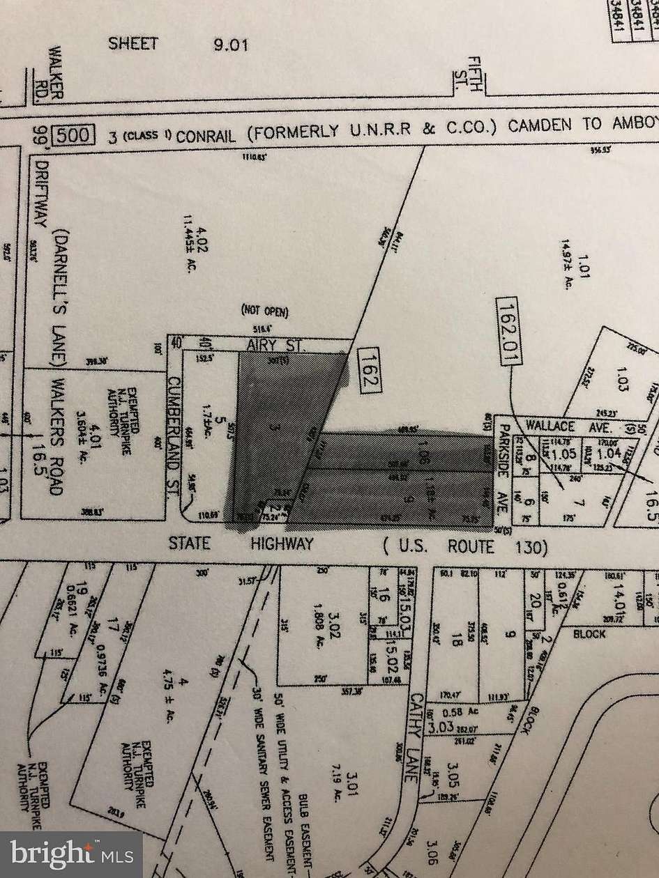 2.44 Acres of Commercial Land for Sale in Burlington, New Jersey