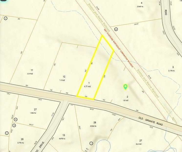 0.77 Acres of Residential Land for Sale in Ossipee, New Hampshire