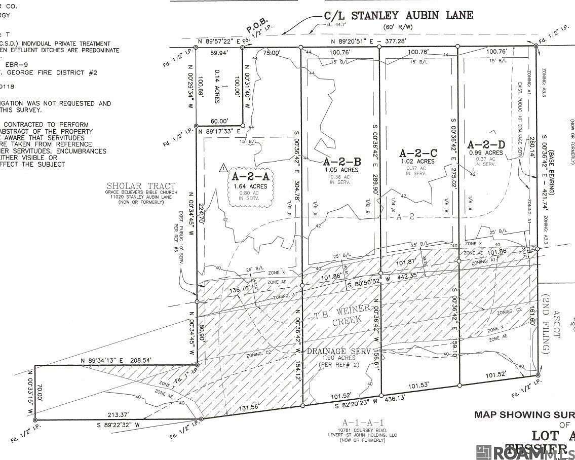 1.64 Acres of Residential Land for Sale in Baton Rouge, Louisiana