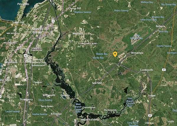 66 Acres of Agricultural Land for Sale in Cordesville, South Carolina