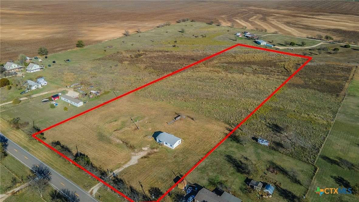 8.8 Acres of Land with Home for Sale in Oglesby, Texas