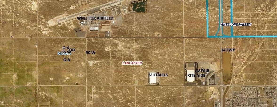 4.835 Acres of Commercial Land for Sale in Lancaster, California