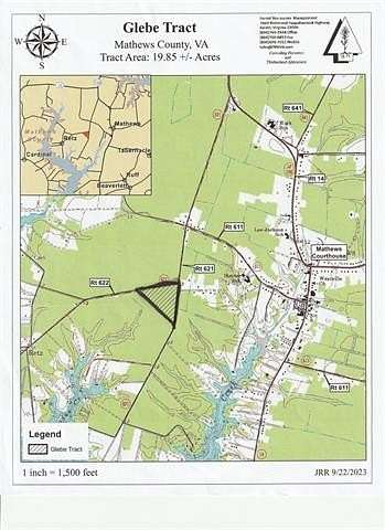 19.895 Acres of Recreational Land for Sale in Mathews, Virginia