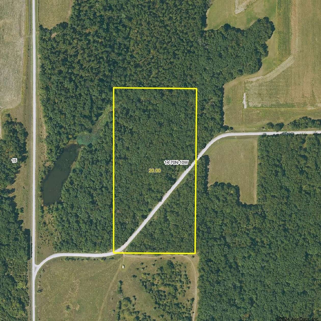 20 Acres of Recreational Land for Sale in Birmingham, Iowa