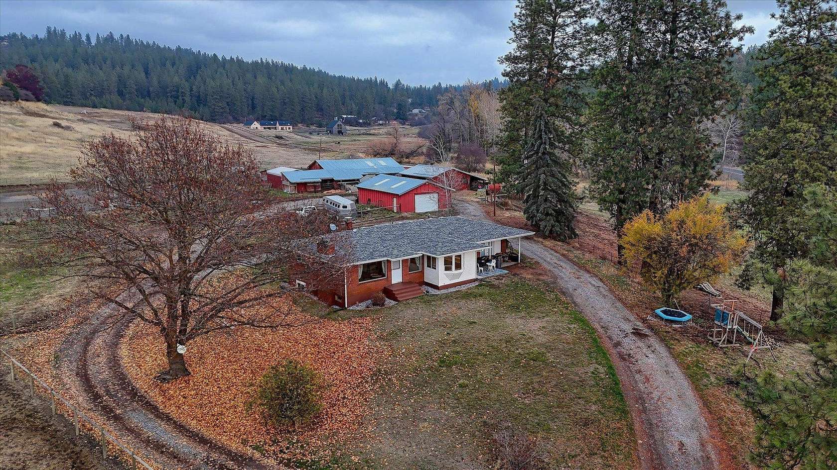 6.26 Acres of Land with Home for Sale in Mead, Washington