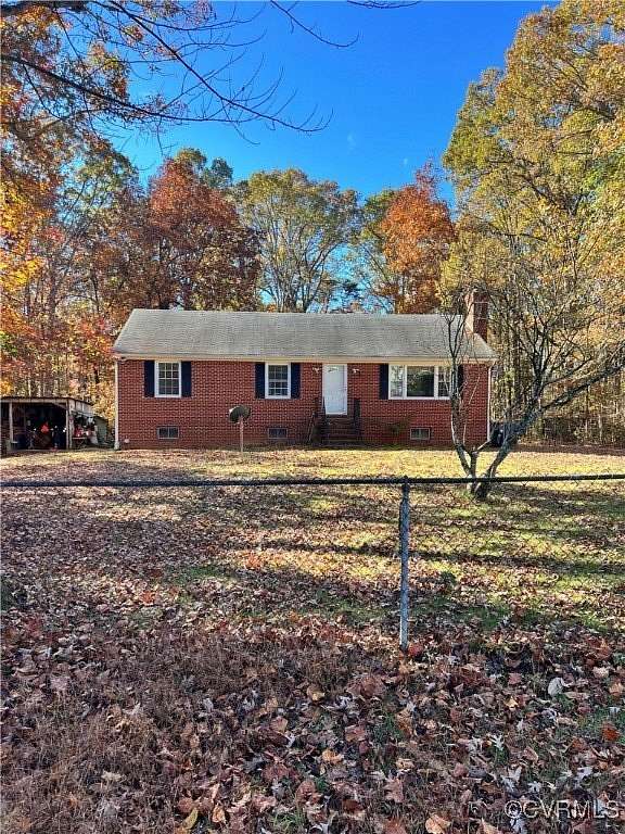 10.68 Acres of Land with Home for Sale in Powhatan, Virginia