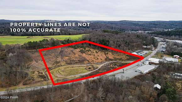 11.29 Acres of Commercial Land for Sale in Honesdale, Pennsylvania