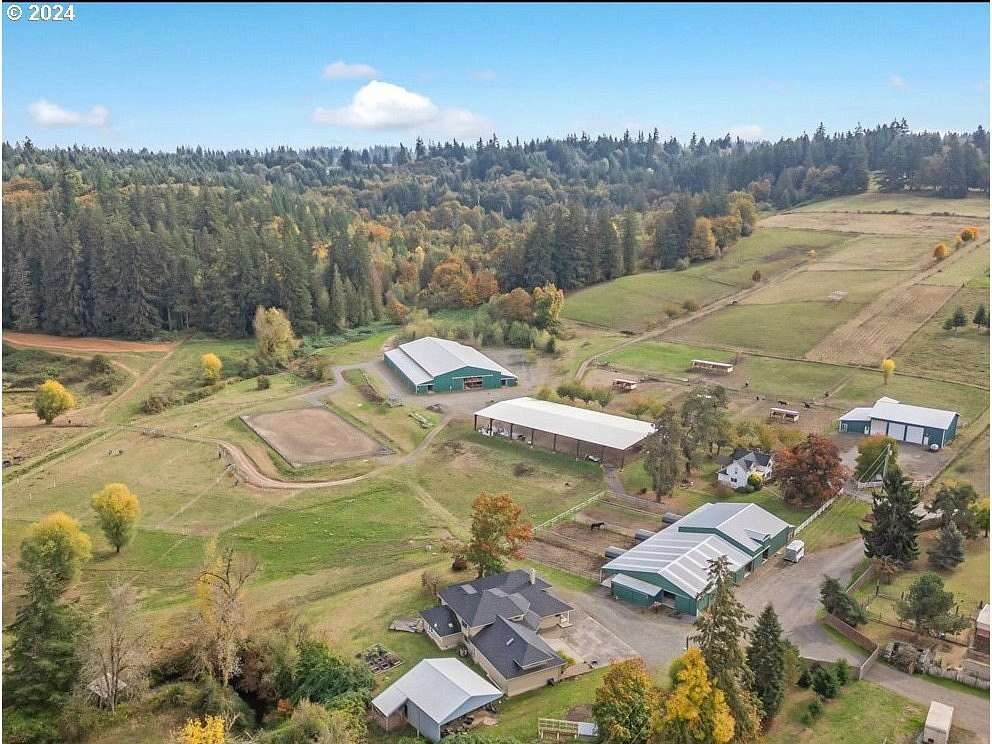 71.71 Acres of Agricultural Land with Home for Sale in Oregon City, Oregon