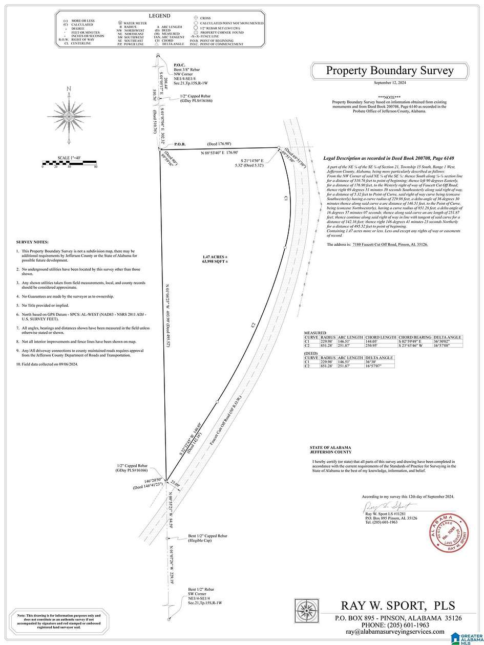 1.01 Acres of Residential Land for Sale in Pinson, Alabama