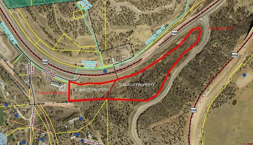 8.75 Acres of Improved Mixed-Use Land for Sale in Durango, Colorado