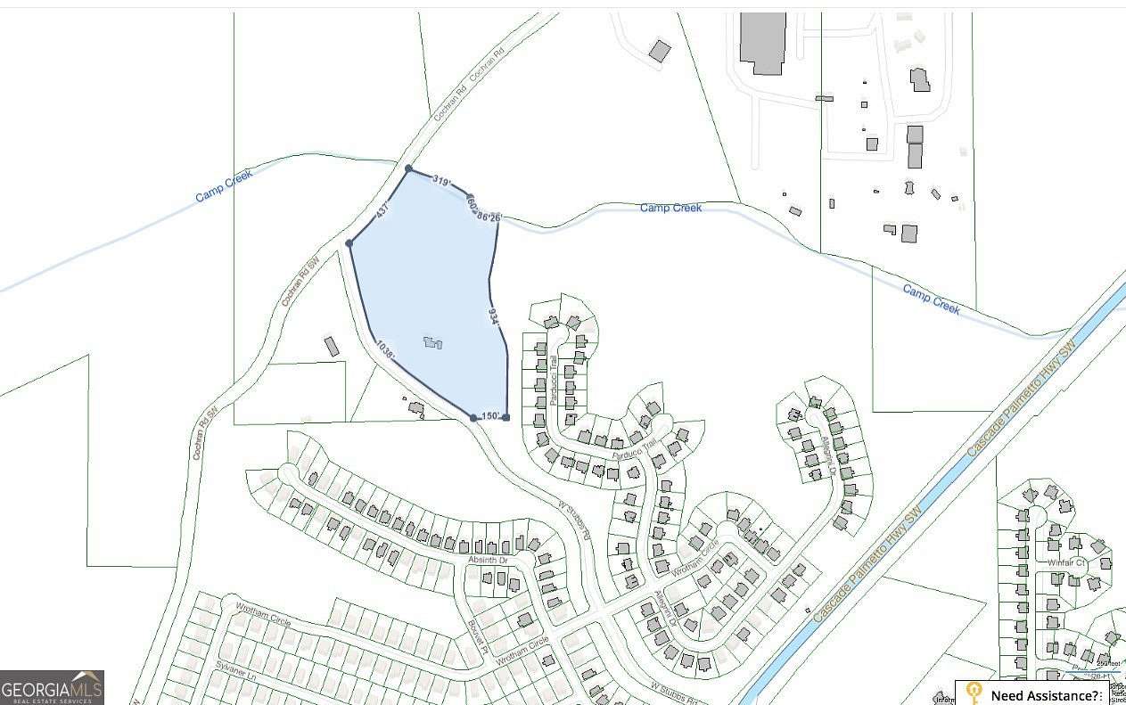 13.27 Acres of Commercial Land for Sale in South Fulton, Georgia