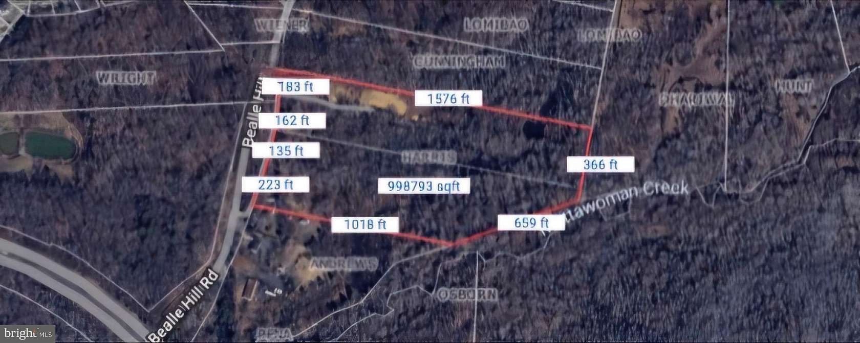 16 Acres of Recreational Land & Farm for Sale in Waldorf, Maryland