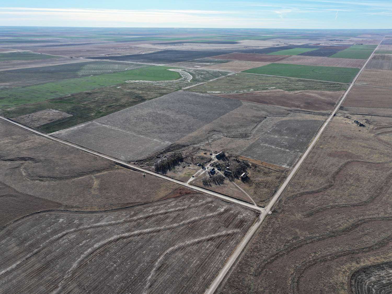 156.5 Acres of Land with Home for Sale in Tribune, Kansas