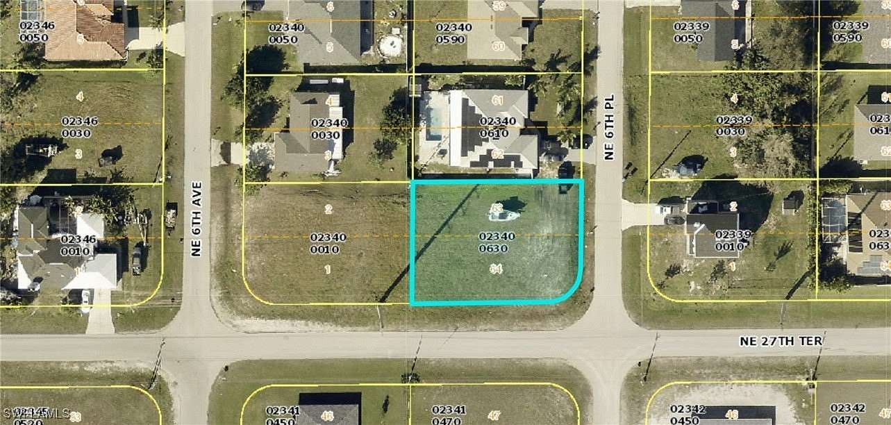 0.255 Acres of Residential Land for Sale in Cape Coral, Florida