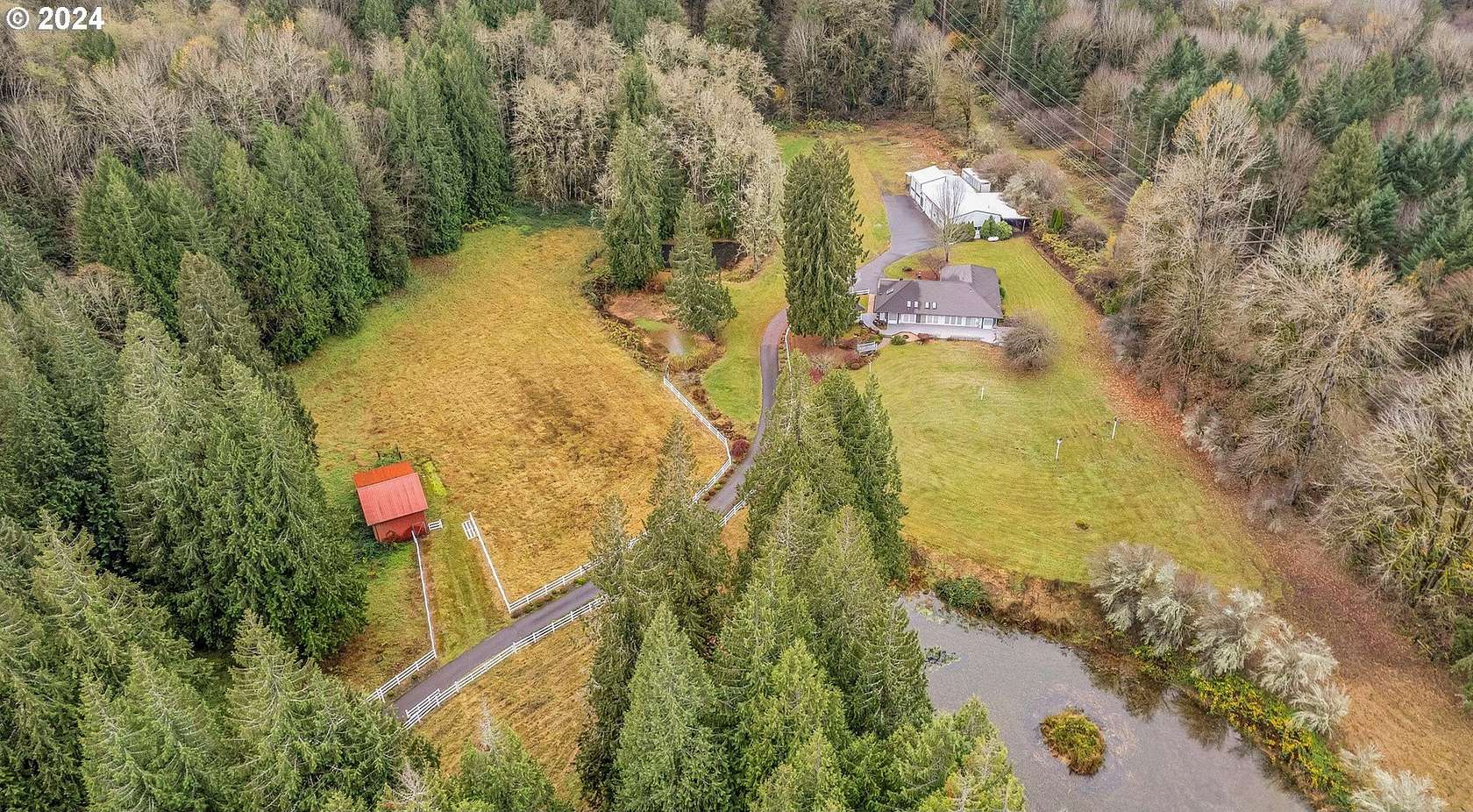 19.8 Acres of Land with Home for Sale in Sandy, Oregon