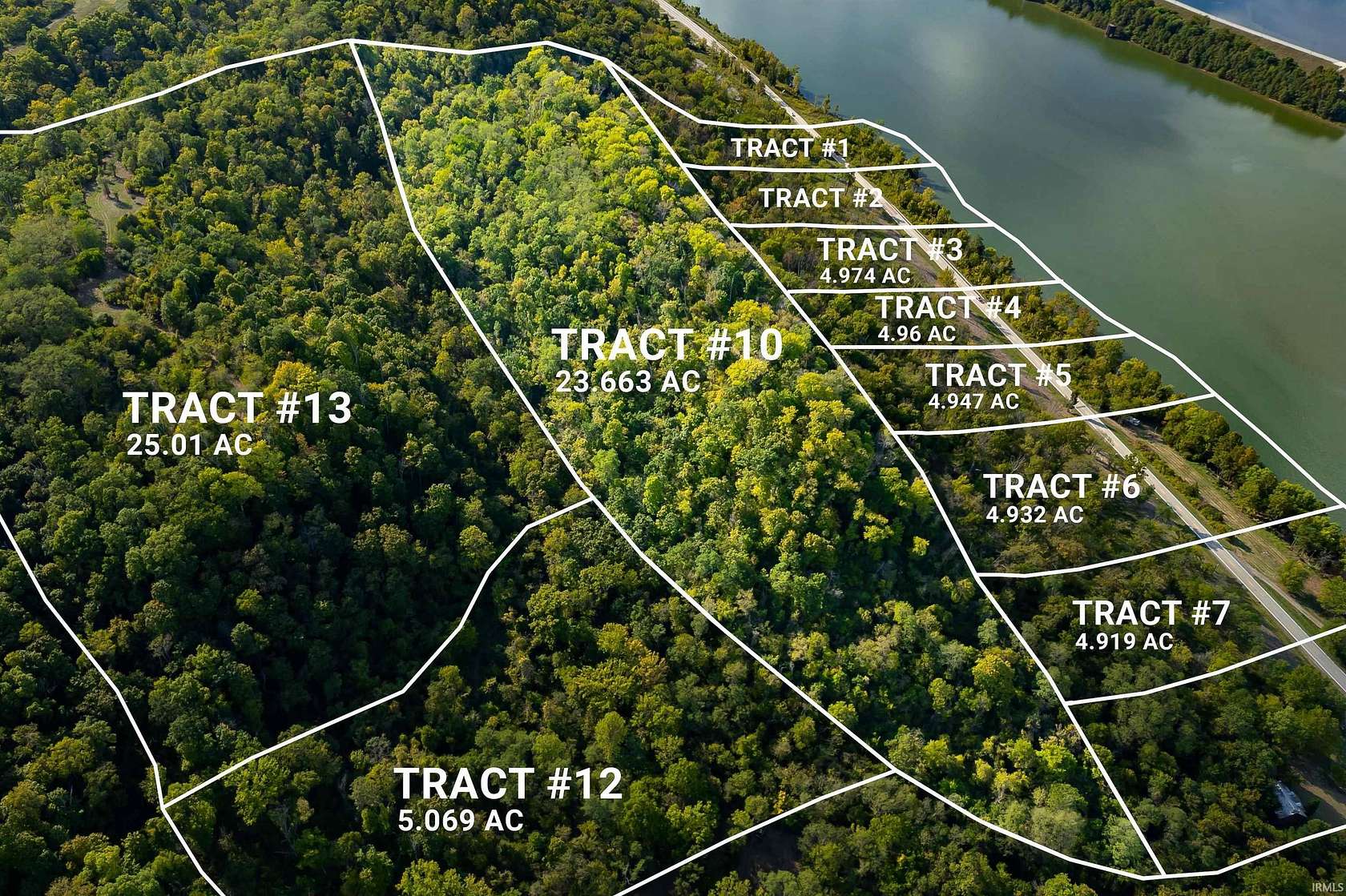 23.7 Acres of Land for Sale in Patriot, Indiana
