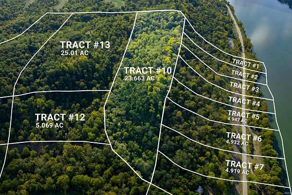 23.7 Acres of Land for Sale in Patriot, Indiana