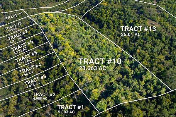 23.7 Acres of Land for Sale in Patriot, Indiana