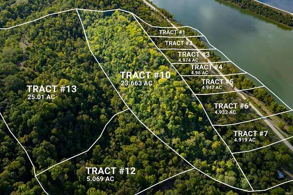 23.7 Acres of Land for Sale in Patriot, Indiana