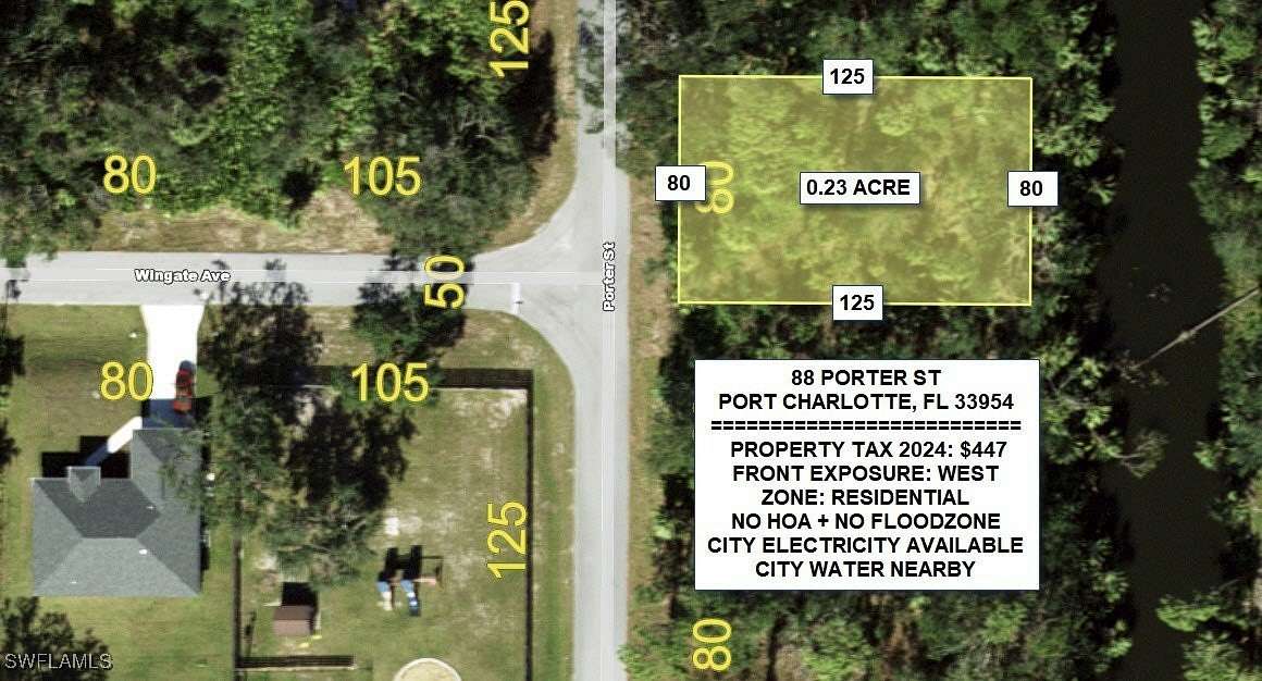 0.23 Acres of Residential Land for Sale in Port Charlotte, Florida