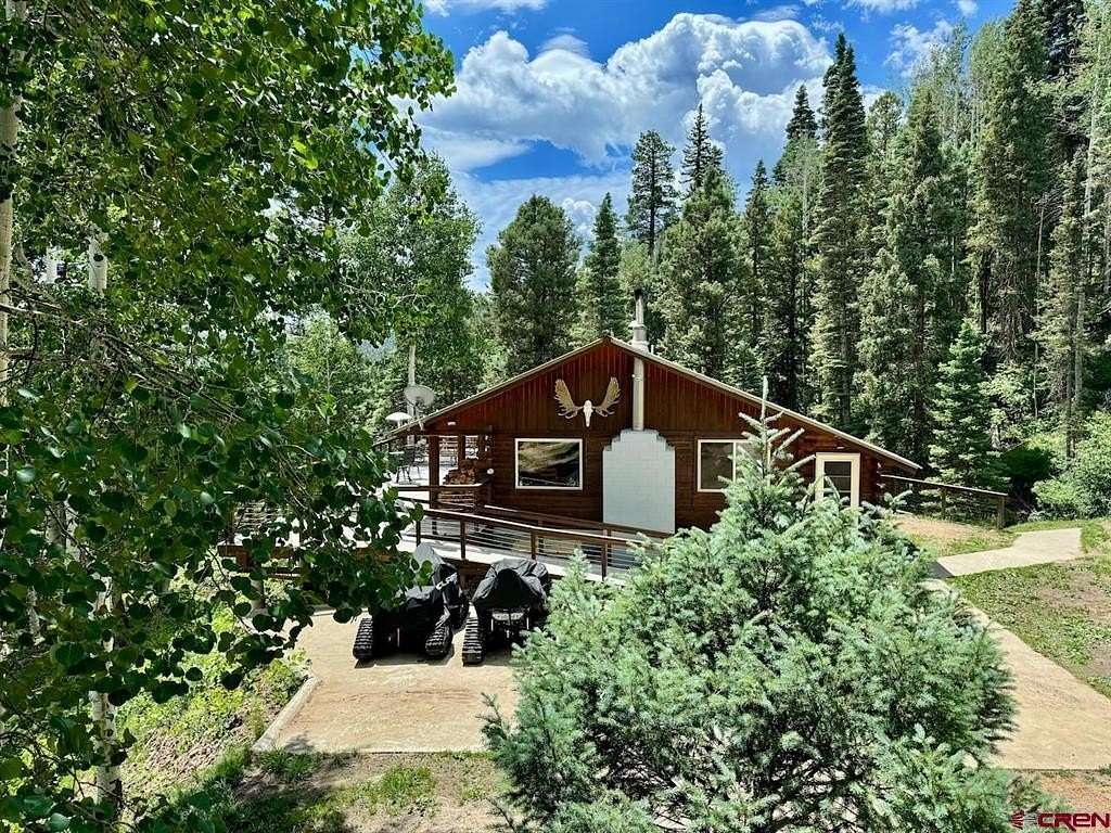 6.38 Acres of Residential Land with Home for Sale in Pagosa Springs, Colorado