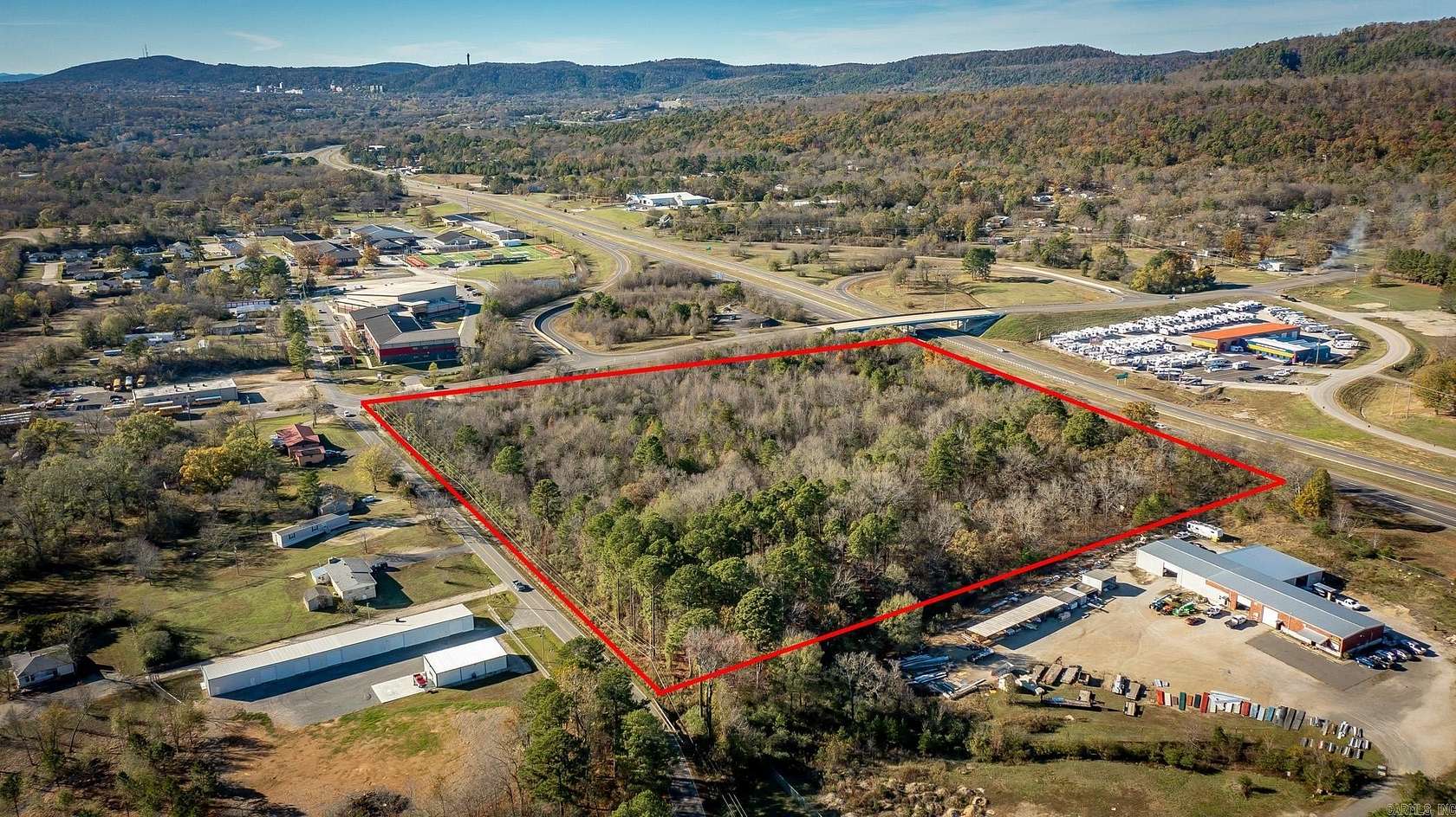 13 Acres of Commercial Land for Sale in Hot Springs, Arkansas