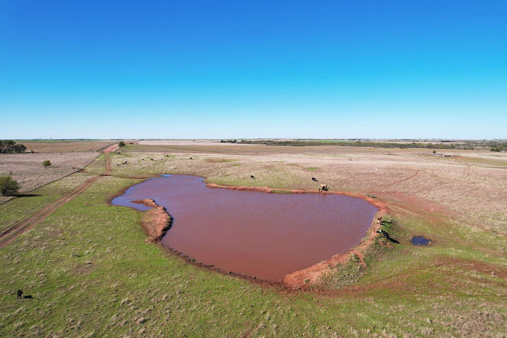 103 Acres of Recreational Land & Farm for Sale in Temple, Oklahoma